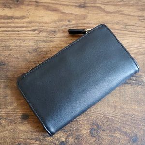 Faux Leather Black Wallet